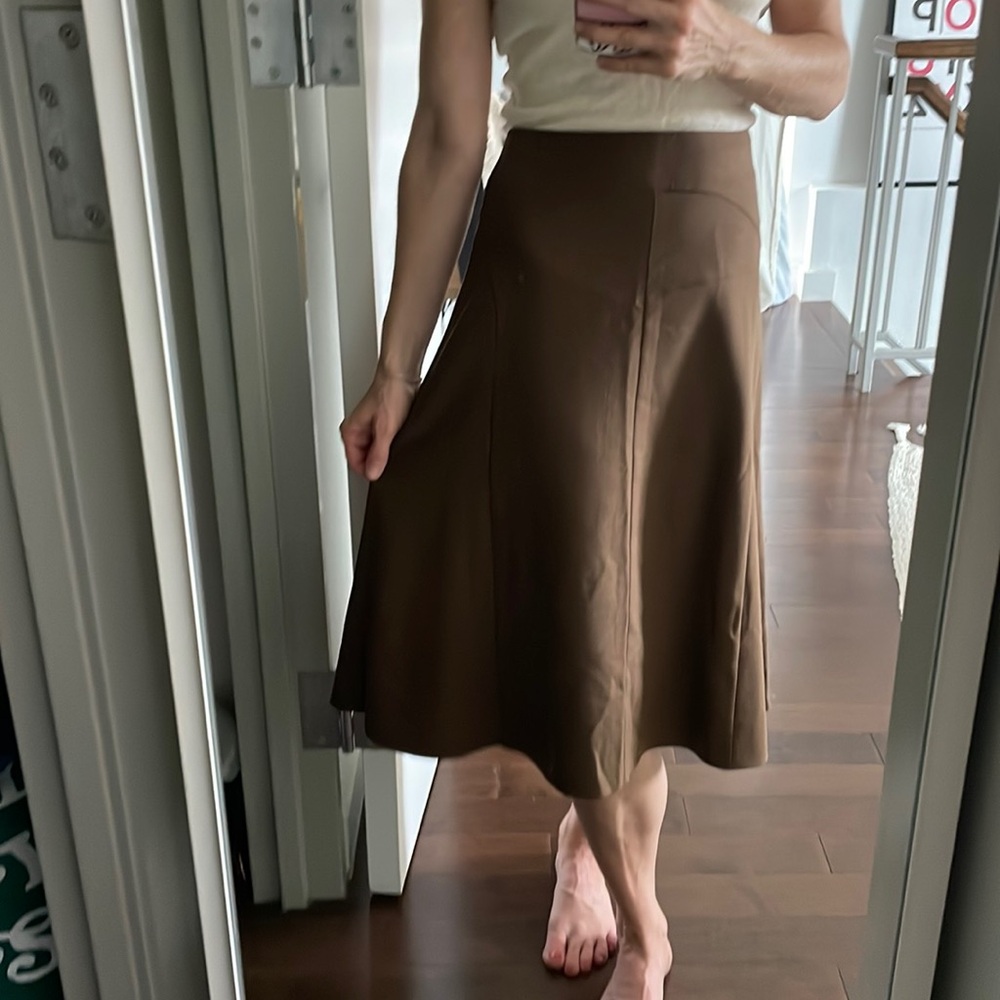 Barbara Bui Midi Length Brown Skirt Size 36